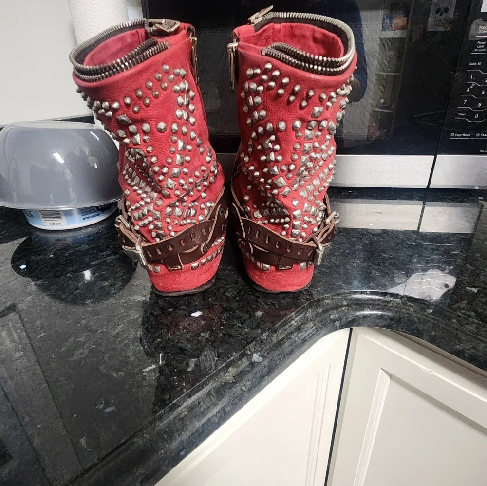 AS98 RED RARE SID TIMELESS ROCKSTAR! SIZE 36! DISCONTINUED! - Picture 5 of 5